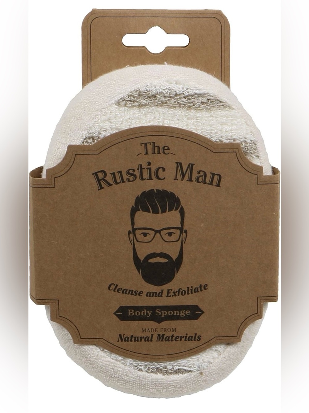 Men’s Exfoliating Body Sponge — Cream 2 pack